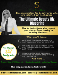 The Ultimate Beauty Biz Blueprint Live Masterclass